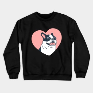 Boston Terrier Love Crewneck Sweatshirt